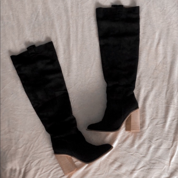 Mi.iM Shoes - Mi.im | Black Suede Knee High Boots!